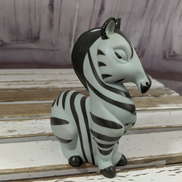 Vintage Disney Tarzan Zebra PVC Plastic Toy - Picture 1 of 7